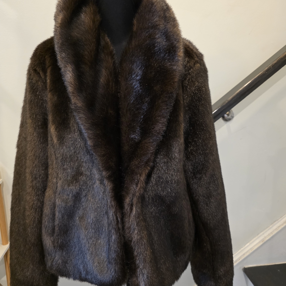 vintage faux Mink Jacket